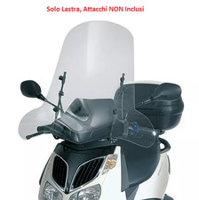 GIVI Parabrezza senza Attacchi per Aprilia Sportcity 125-200-250 2004-2008