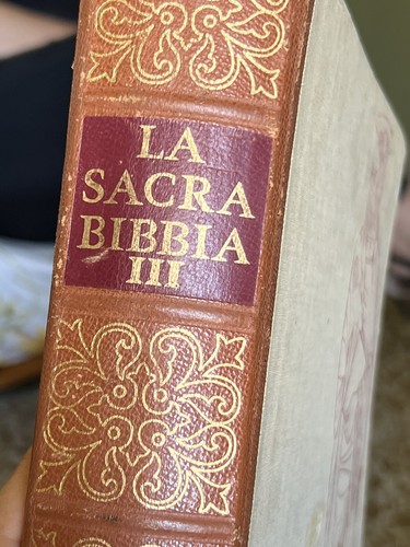 Sacra bibbia volume di 3 - volume,