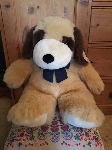 Peluche morbido fiocco blu