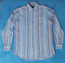 Camicia Paul & Shark Yachting 100% Puro Lino Taglia L (41) Made in Italy