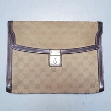 VTG 70s GUCCI Monogram Clutch