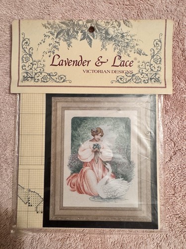 Vintage lavanda pizzo lady - e, "lady