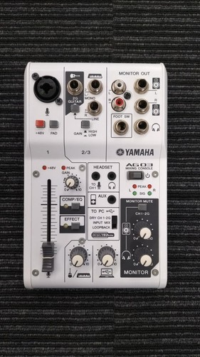 Yamaha ag03 interfaccia audio - yamaha,