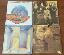 RACCOLTA 4 VINILI LP GUCCINI editoriale NUOVI SIGILLATI
