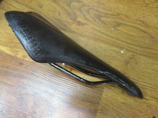 SELLE ITALIA SL MANGANESE RAILED PATENT LEATHER SADDLE - BLACK