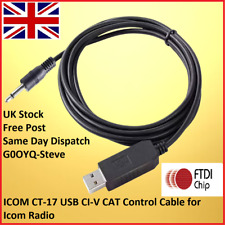 ICOM CT17 Cavo CAT programmazione USB IC-706 MKIIG IC-756 PRO IC-746 IC7600 IC7800