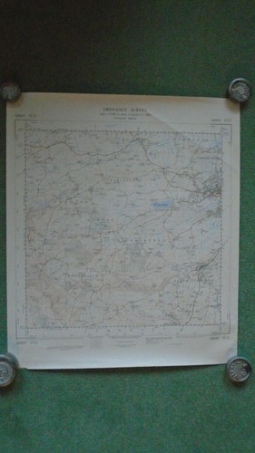 Rara mappa rilievo ordigni