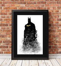Batman splatter art, tela