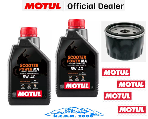 Tagliando 2lt olio motul 5w40 - tagliando,