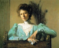 Dipinto olio Julian Alden Weir