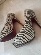 scarpe décolleté donna tacco alto sexy tigrate 