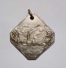 [NC] ALAGNA VALSESIA (VC) - CIONDOLO / MEDAGLIETTA - MONTE ROSA (MB - 41x41mm)