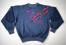 Maglione maglia kayak Sport Ice by Iceberg taglia M Italy vintage anni 90 blu mélange