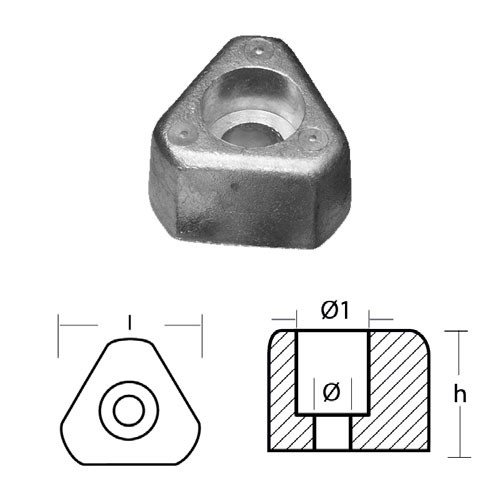 Anodo ogiva gori - gori, tecnoseal