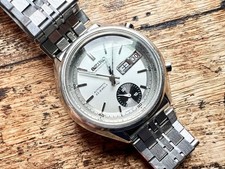 Orologio Seiko Panda 7018 7000 vintage completamente originale raro revisionato