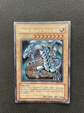 Yu-Gi-Oh! Drago Bianco Occhi Blu Rara Segreta Secret PCK I001 Power of Chaos