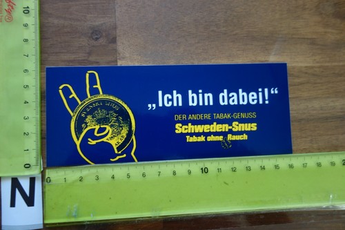 Vecchio adesivo tabacco - , da