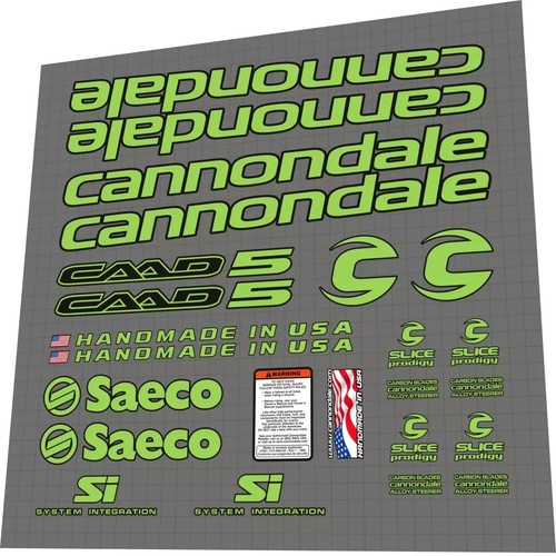 Set decalcomanie cannondale - decalcomanie,