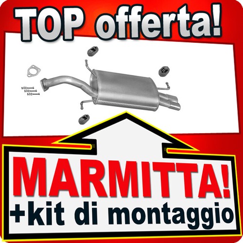 Silenziatore posteriore per - silenziatore,