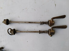 coppia sganci mozzi Campagnolo 1 open C gran sport epoca corsa eroica