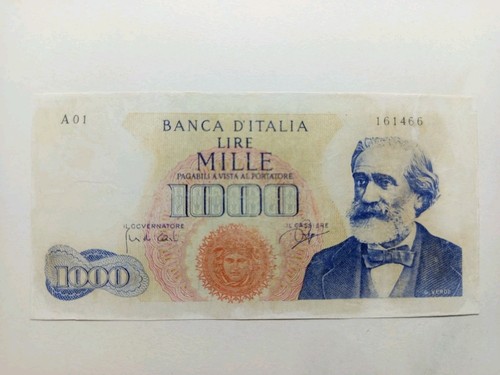 1000 lire giuseppe verdi - giuseppe, 1⁰