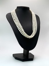 Collana Perle Di Acqua Dolce Oro 18 Kt Vintage