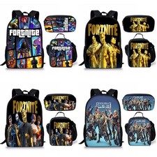 Zaino Scuola Astuccio Fortnite 3 Pezzi Scuola Per Bambino O Adolescente