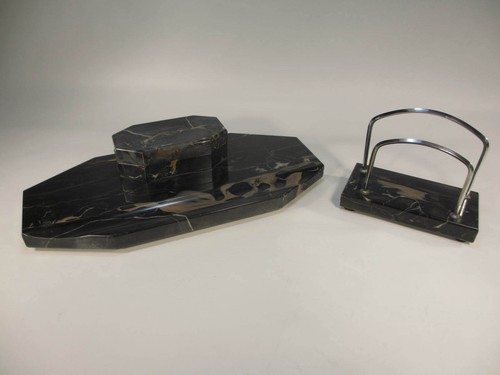 Set scrivania art deco marmo