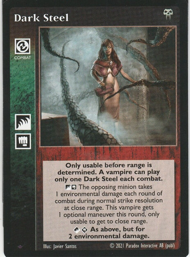 Dark steel black chantry - dark, x1