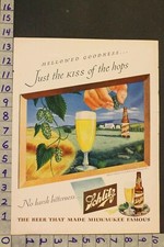 1946 BEER BREWERY SCHLITZ