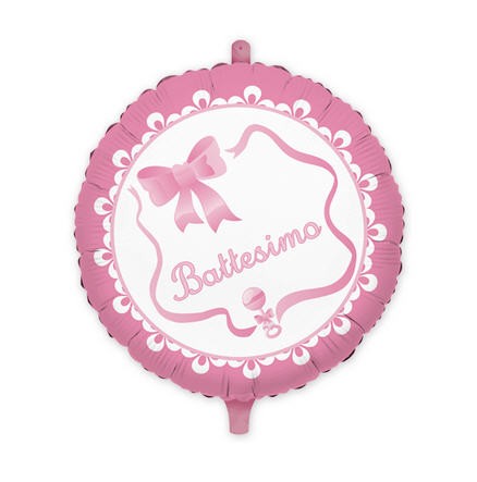 Pallone battesimo con stampa - con,