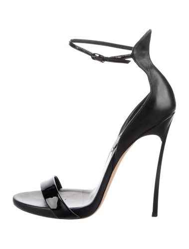 Sandali casadei neri pelle - sandali,