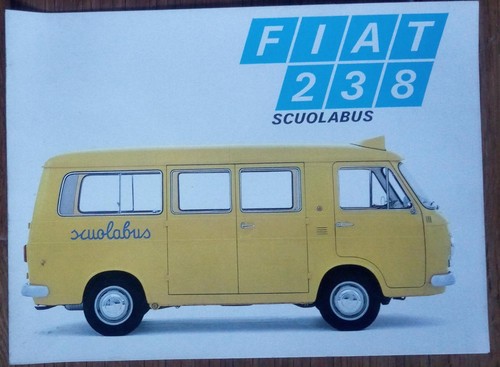 Fiat 238 scuolabus - , depliant