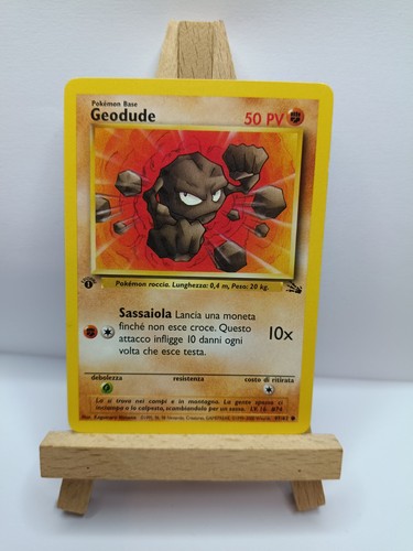 Geodude fossil prima edizione - fossil,
