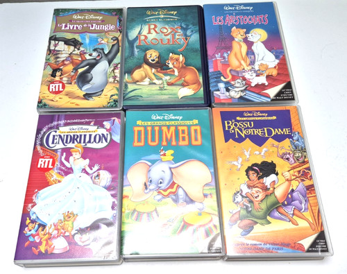 Lot cassettes vhs walt - lot,