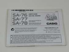 Casio SA-76 SA-77 SA-78
