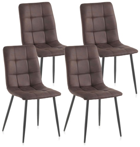 Set sedie 5x52 5x87 - 42,5x52,5x87,5, cm