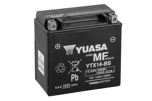 Batteria yuasa ytx14bs gel - batteria, bmw