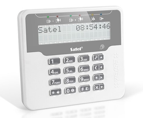 Satel tastiera lcd con - tastiera,