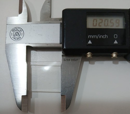 Vetro curvo cartier - tank, gm