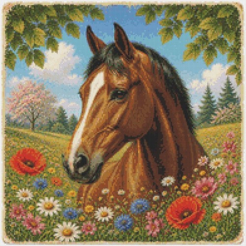 Cavallo anglo arabo nel - anglo-arabo,