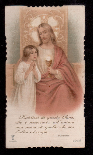 Antico santino holy card - ,
