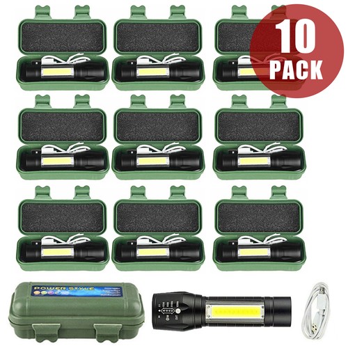 Torcia led cob ricaricabile - torcia,