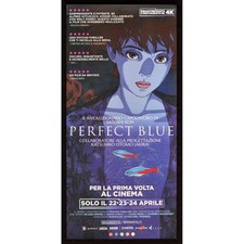 locandina PERFECT BLUE Pāfekuto burū Satoshi Kon anime giappone B220
