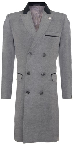 Cappotto grigio lana a - grigio,