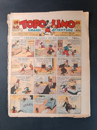 Fumetto topolino grandi - topolino,