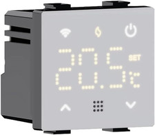Cronotermostato Smart Wifi Da Incasso 230V Display Touch Compatibile Living Con 