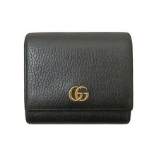 Portafoglio Gucci 598587 Double G Medium Nero [Usato]