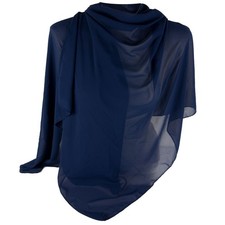 Stola blu donna elegante