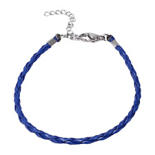 Bracciale Blu Rosso Nero corda